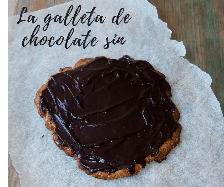 Galleta de chocolate sin gluten